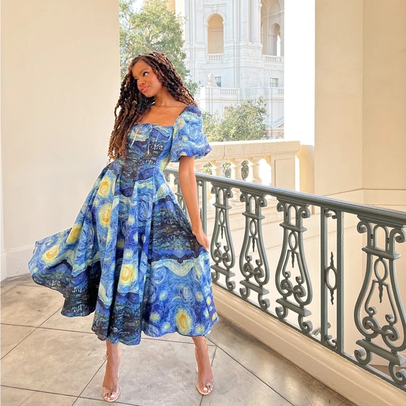 Selkie Dresses & Skirts - Selkie The Starry Night Day Dress - Size L